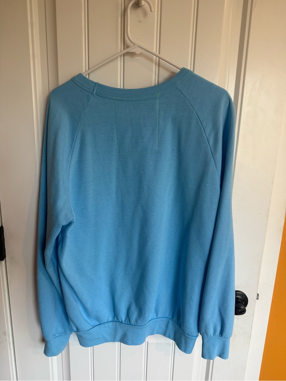 Aviator Nation Blue Sweatshirt with Pink Ombre Lightning Bolt- Med - Picture 3 of 3